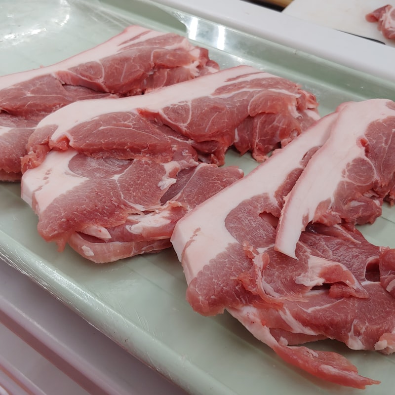 국내산 냉장 생 삼겹살 500g